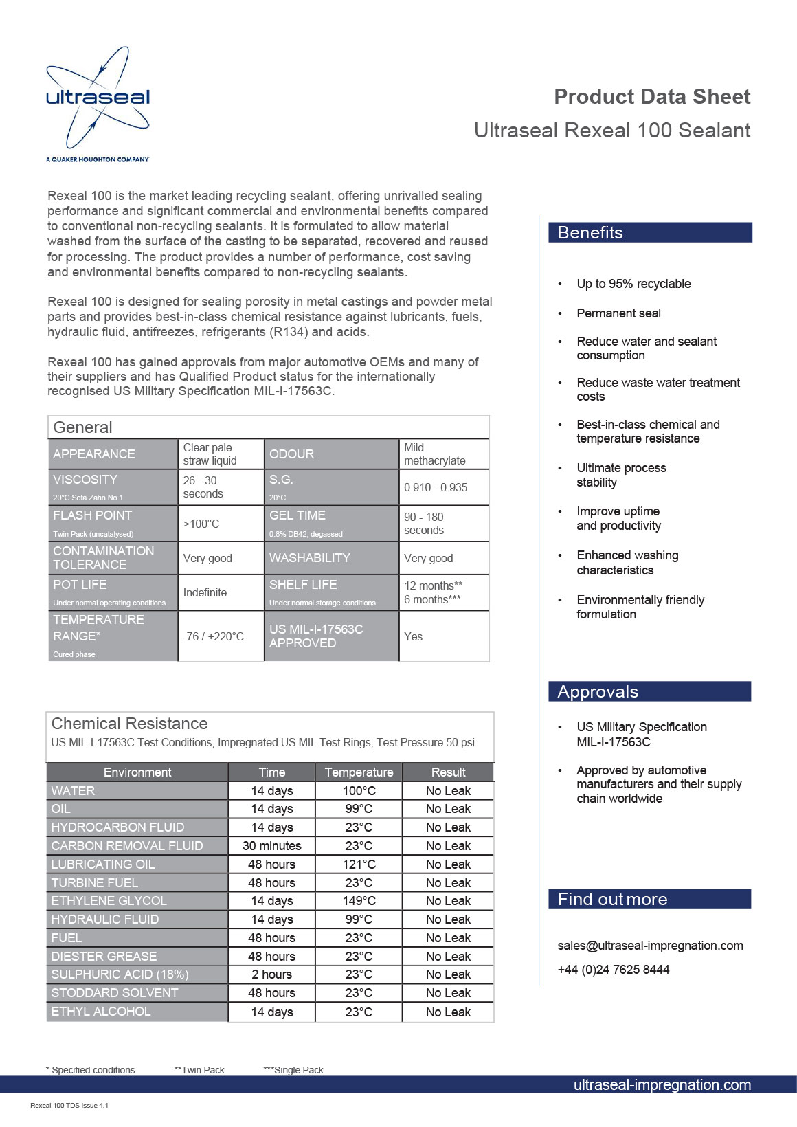Rexeal 100 Data Sheet - whitepaper cover