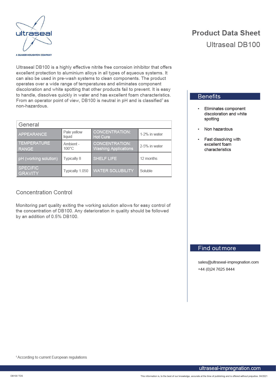 DB100 Data Sheet - whitepaper cover