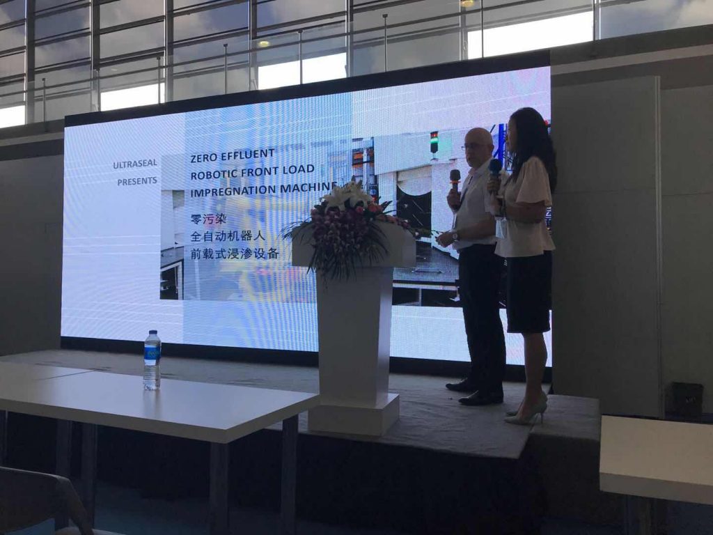 Dr. Cross and Xiaomin Zhang present to the delegates at China Die-Casting Expo 2018